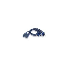 ATEN CS-64US Cable KVM Switch (4 PC, USB, +kábel) kábel és adapter