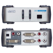 ATEN DVI Video Switch 2 portos (VS261) (VS261) kábel és adapter