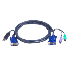 ATEN KVM Console kábel PS/2 - USB 2m  (2L-5502UP) (2L-5502UP) kábel és adapter