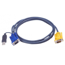 ATEN KVM Console kábel USB 1.8m /2L-5202UP/ kábel és adapter