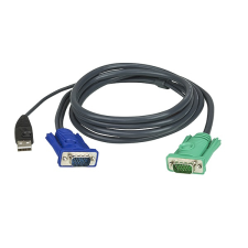 ATEN KVM Kábel USB VGA 5.0m kábel és adapter
