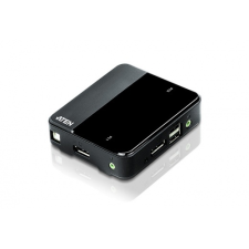 ATEN KVM Switch 2PC USB Displayport kábel és adapter