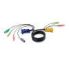 ATEN PS/2 KVM Cable with 3 in 1 SPHD and Audio 5m Black