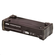 ATEN VanCryst Cat5 VGA Splitter + Audio 8 portos (VS1508T-A7-G) (VS1508TA7G) kábel és adapter