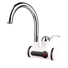  Átfolyós, hátsó csatlakozású vízmelegítős csaptelep LED kijelzővel csaptelep