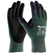 ATG 34-8443 MaxiFlex Cut vágásbiztos védőkesztyű (zöld/fekete, 10/XL)