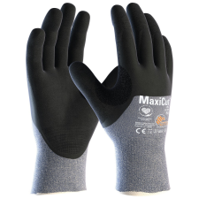 ATG 44-505 MaxiCut Oil vágásbiztos védőkesztyű (kék/fekete, 8/M) védőkesztyű
