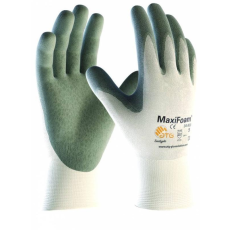ATG Kesztyű ATG (34-800) Maxifoam tenyér mártott nitril hab white/green 06