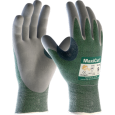 ATG Maxicut Mártott kesztyű 34-450 (zöld/szürke, 10)