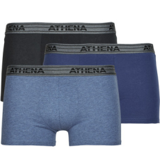 Athena Boxerek BASIC COTON Pack de 4 Kék EU S