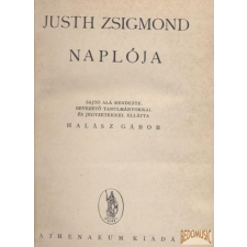 Athenaeum Justh Zsigmond naplója antikvárium - használt könyv