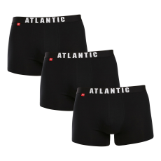 Atlantic 3PACK fekete Atlantic férfi boxeralsó (3MH-011black) XL