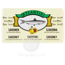 Atlantik szardínia olajos 125 g konzerv