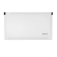  Átlátszó cipzáros boríték mappa