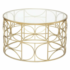 Atmosphera Artif Gold dohányzóasztal, 70 cm, Arany bútor