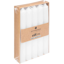  Atmosphera Hugo, fehér, 16 cm, 10 db (3560231725259) gyertya