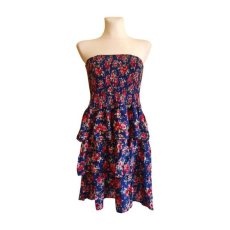  Atmosphere kék virágmintás női nyári ruha (méret: 42/XL)