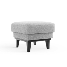Atreve ROSCO Szövet Puff Wenge Lábakkal Szürke bútor