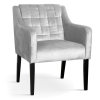 Atreve Trevor Kárpitozott Fotel Bársony Szürke