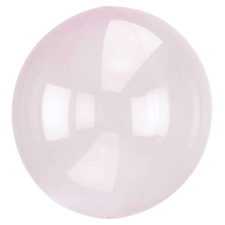  Áttetsző Crystal Gömb Light Pink Fólia lufi 45 cm party kellék