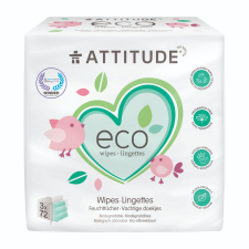 Attitude Illatmentes nedves törlőkendő érzékeny bőrű babák számára (3x72 db) (626232170016) tisztító- és takarítószer, higiénia