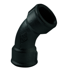 Atusa fekete 5/4″ bb 45° ív (04121006) hűtés, fűtés szerelvény