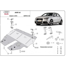  Audi A1, 2010-2018 - Motorvédő lemez autóalkatrész