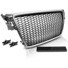 Audi Audi A4 (B8) 08-11 Ezüst Jelnélküli Rács