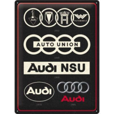 Audi Audi Logo Evolution Fémtábla dekoráció