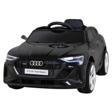 Audi E-Tron Sportback fekete elektromos autó elektromos járgány