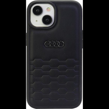 Audi GT Synthetic Leather Apple iPhone 14 Plus / 15 Plus tok, fekete (BRA100499) tok és táska