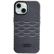 Audi IML MagSafe tok iPhone 15/14/13 - fekete tok és táska