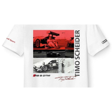 Audi Sport férfi fan póló "Timo Scheider"