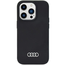 Audi szilikon tok iPhone 14 Pro 6.1&quot; fekete keménytok AU-LSRIP14P-Q3/D1-BK tok és táska