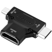 Audioquest hdmacdad hdmi type a - mini type c/micro type d adapter kábel és adapter