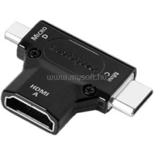 Audioquest HDMACDAD HDMI Type A - Mini Type C/Micro Type D adapter (HDMACDAD) kábel és adapter