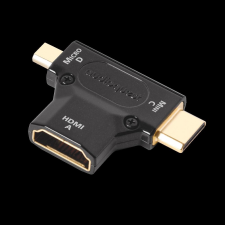 Audioquest HDMI Type A anya - Mini Type C/Micro Type D apa adapter kábel és adapter
