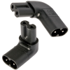 Audioquest iec90c7 c7/c8 90 fokos 2db-os tápcsatlakozó adapter készlet