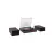  Audizio Akron Bakelit lemezjátszó szett + 2 db hangfal, Bluetooth &- 8211; Sötétbarna