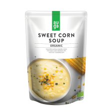 Auga Organic Sweet corn soup 400 g reform élelmiszer
