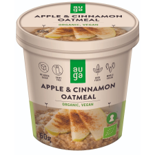 Auga Organic wholegrain oatmeal 60 g alma-fahéj reform élelmiszer