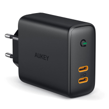 Aukey PA-D2 Hálózati 2xUSB-C töltő (36W) (PA-D2) mobiltelefon kellék