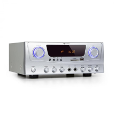 Auna Amp-2 BT, HiFi erősítő, RMS 2 x 50 W, BT, USB, SD, 2 x mikrofon bemenet rádióerősítő