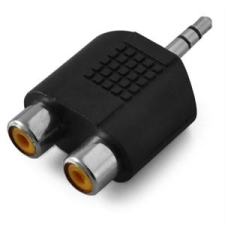 Auna Sztereó RCA csatlakoz pre 3,5 mm Jack adapter audió/videó kellék, kábel és adapter