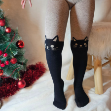 Aura Via LÁNY harisnyanadrág ClCA mintás 1-3 év, Melír barna gyerek harisnya