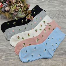 Aura Via Női bambusz zokni virág mintás NN10005 35-38 női zokni