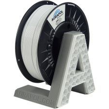 AURAPOL PET-G filament - fehér, 1kg, 1,75mm, AURAPOL (PETG718427) nyomtató kellék