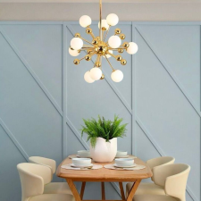  Auriemma csillár, 12x G9, arany világítás