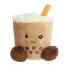 Aurora World Palm Pals: Bubble Tea plüssfigura - barna, 13 cm plüssfigura