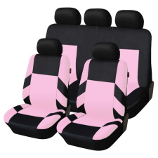 Autófejlesztés Univerzális üléshuzat garnitúra fekete-világos rózsaszín (osztható) Exlusive női trikó